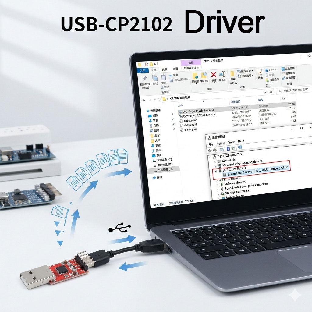 Драйвер USB-CP2102 для Windows 7 и 64-битных систем.